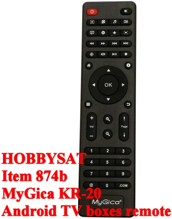 Remote - Official MyGica KR20 XBMC/Kodi remote control designed for Android TV boxes
